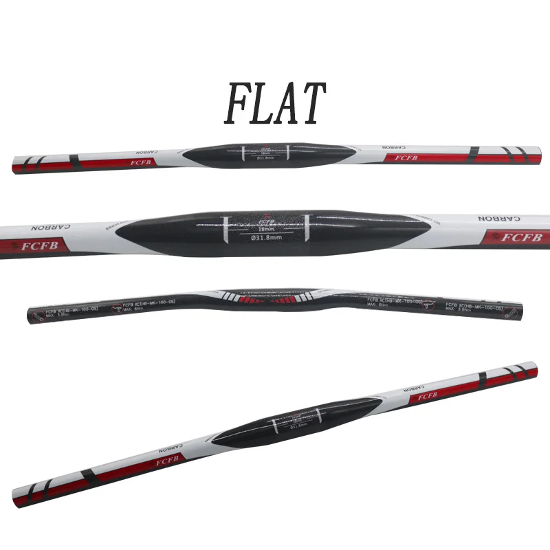 FCFB 3K Carbon MTB Handlebar Cockpit Flat Or Rise 31.8*580-660/680/700/720/740/760/780mmmm red white bike bicycle frame parts
FCFB 3K Carbon MTB Handlebar Cockpit Flat Or Rise 31.8*580-660/680/700/720/740/760/780mmmm red white bike bicycle frame parts