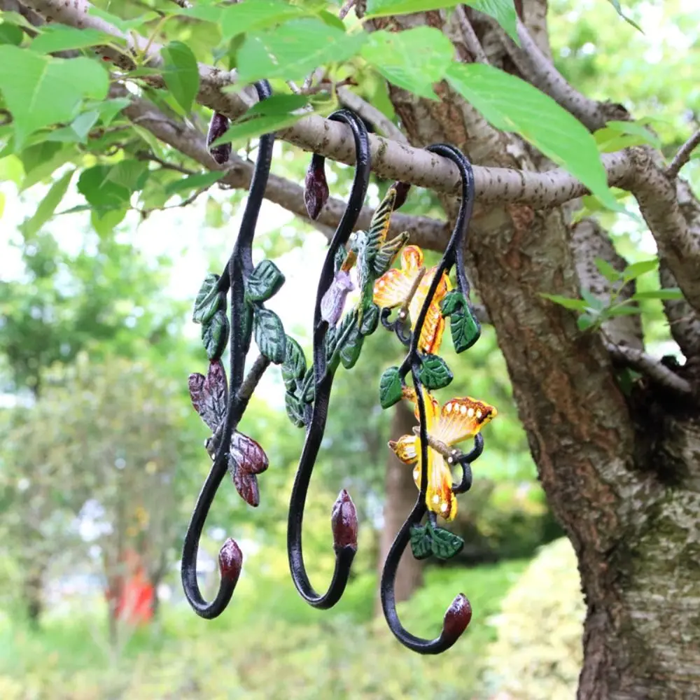 Cast Iron S-shaped Animal Hook Painted Multi-purpose Hanging Basket Flowerpot Hook Exquisite Colorful Garden Decoration Hook
Cast Iron S-shaped Animal Hook Painted Multi-purpose Hanging Basket Flowerpot Hook Exquisite Colorful Garden Decoration Hook