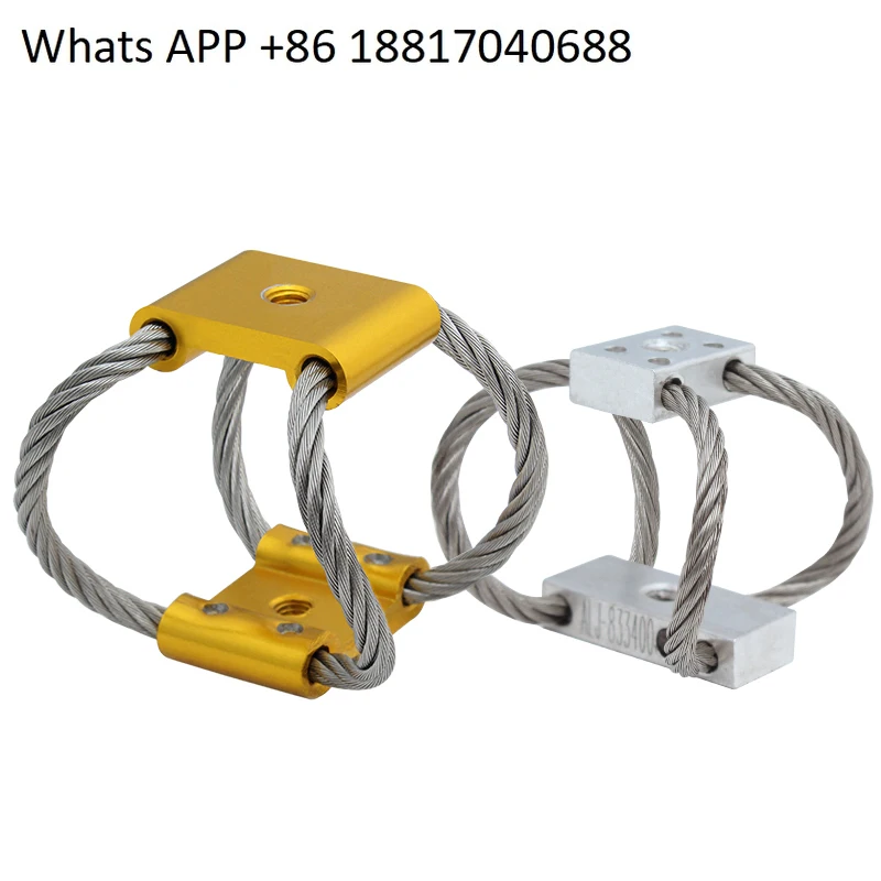 4PC ALJ 83CR Wire Rope Shock Absorber Vehicle and Ship Small Equipment Vehicle Shock Absorption Buffer Vibration Isolator
4PC ALJ 83CR Wire Rope Shock Absorber Vehicle and Ship Small Equipment Vehicle Shock Absorption Buffer Vibration Isolator