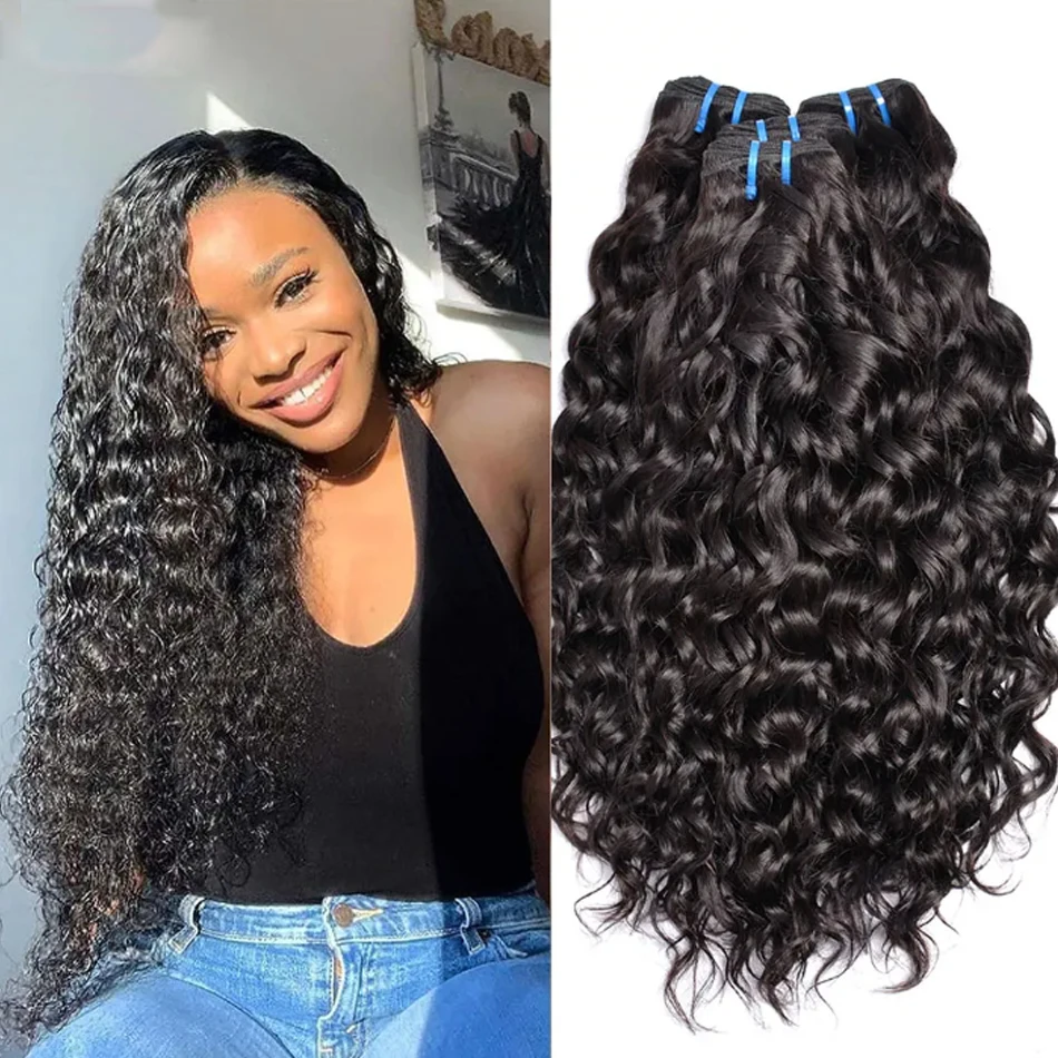 Perruques 100% человеческие волосы, волна воды, 30 дюймов, пучки, вьющиеся волнистые пучки, бразильские наращивание человеческих волос, натуральный цвет, 1/3/4 пучка
Perruques 100% человеческие волосы, волна воды, 30 дюймов, пучки, вьющиеся волнистые пучки, бразильские наращивание человеческих волос, натуральный цвет, 1/3/4 пучка