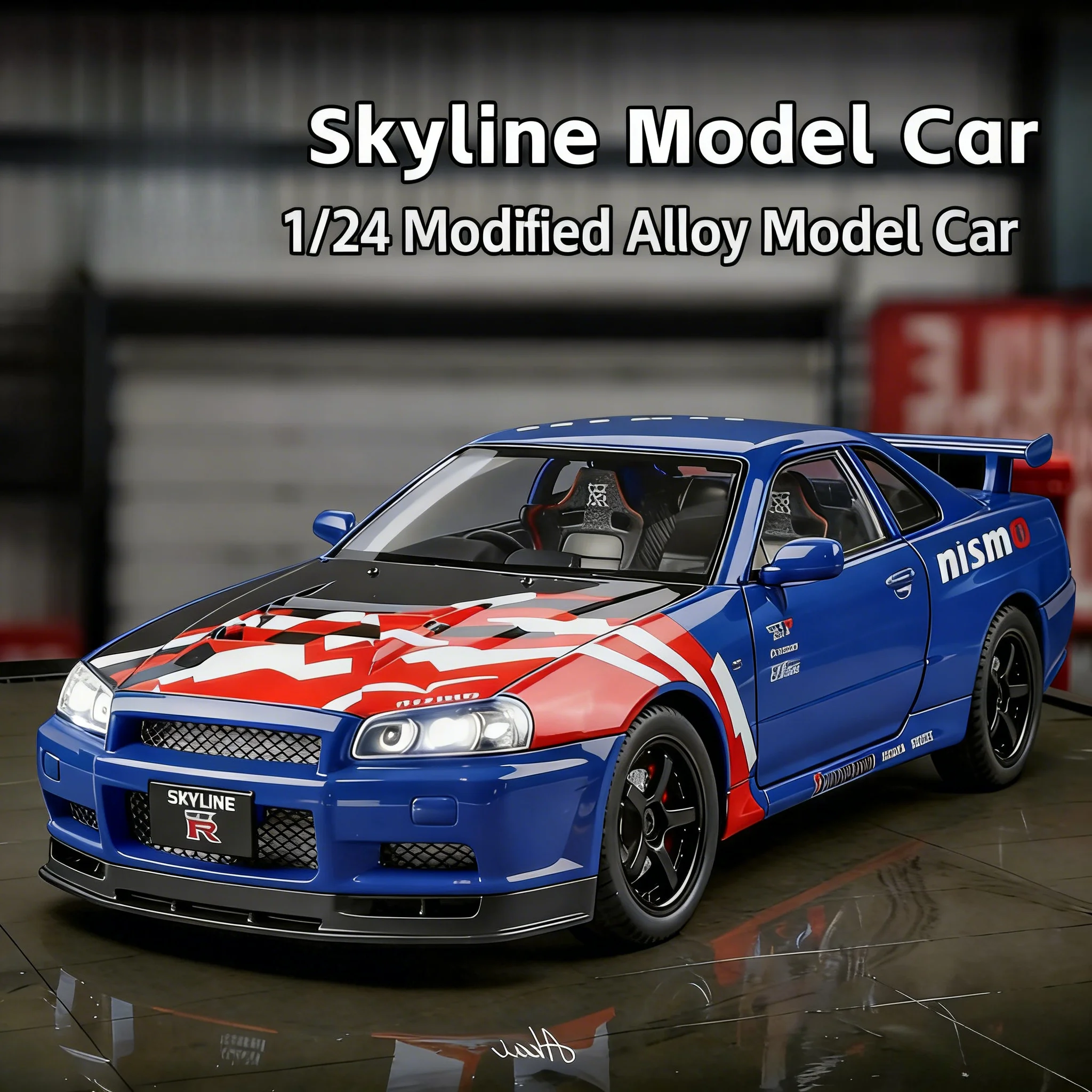 Модель спортивного автомобиля из модифицированного сплава GTR 1:24 — звуковой и световой гоночный автомобиль «вращение» — подарочная модель игрушки для мальчика
Модель спортивного автомобиля из модифицированного сплава GTR 1:24 — звуковой и световой гоночный автомобиль «вращение» — подарочная модель игрушки для мальчика