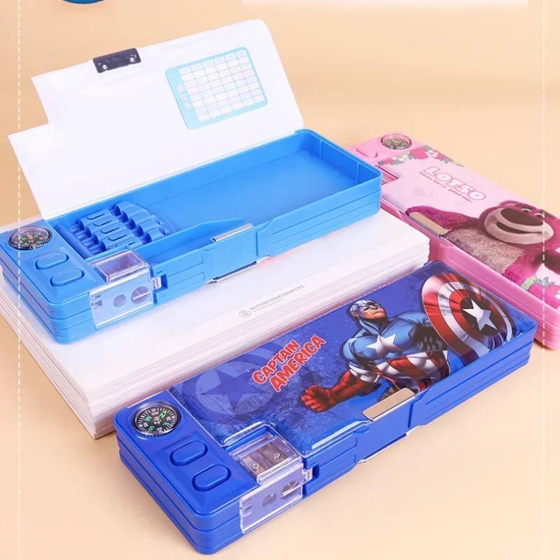 Kawaii Stitch Two-Layer Stationery Lotso Pencil Case Anime Student Large Capacity Multi-functional Pen Box Kids Birthday Gift
Kawaii Stitch Two-Layer Stationery Lotso Pencil Case Anime Student Large Capacity Multi-functional Pen Box Kids Birthday Gift