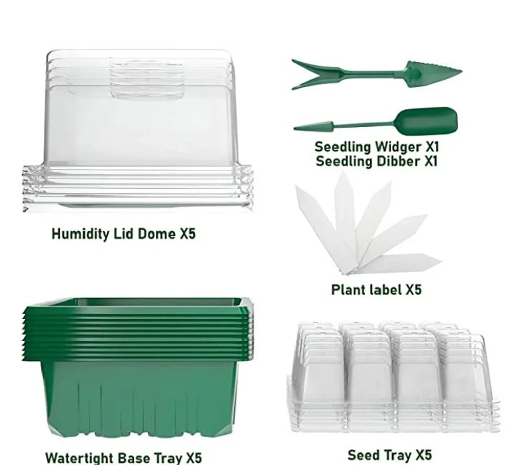 4/5/6PCS Plastic Nursery Pot 12 Hole Seedling Trays Plant Flower Grow Box Propagation Gardening Grow Starting Germination Box
4/5/6PCS Plastic Nursery Pot 12 Hole Seedling Trays Plant Flower Grow Box Propagation Gardening Grow Starting Germination Box