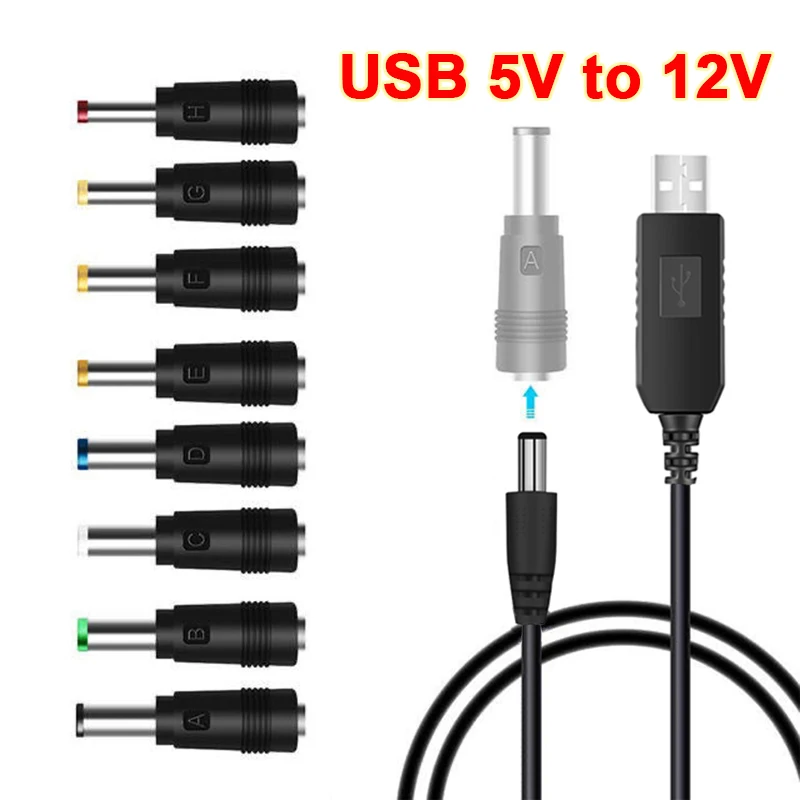 WiFi to Power bank Cable Connector USB DC 5V to 12V Cable Boost Converter Step-up Cord For Wifi Router Modem Fan Speaker
WiFi to Power bank Cable Connector USB DC 5V to 12V Cable Boost Converter Step-up Cord For Wifi Router Modem Fan Speaker