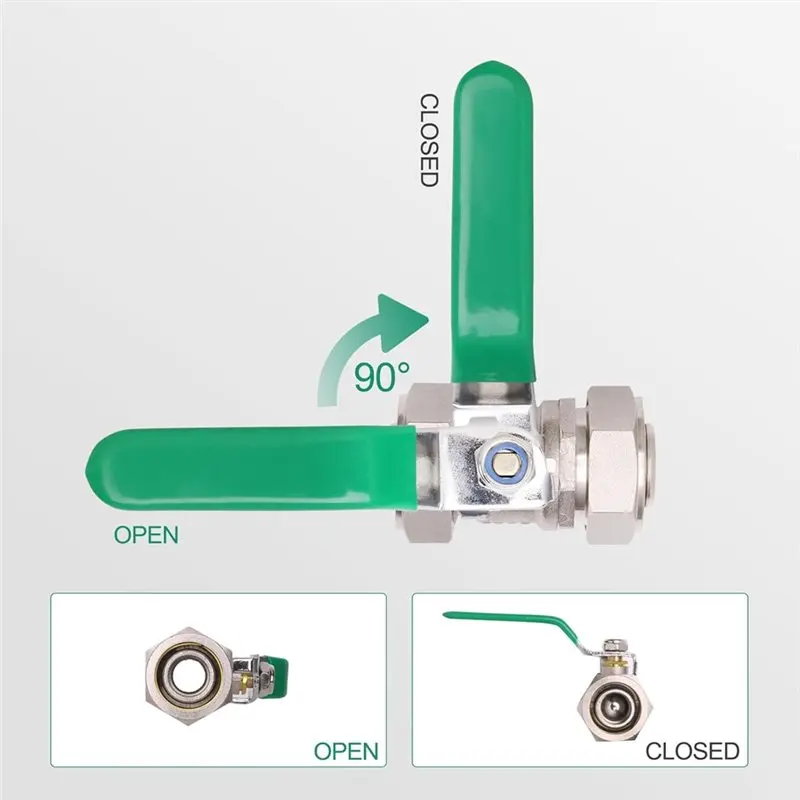 Air Piping Fittings 3/4" Nickel-Plated Brass Air Hose Shut Off Valve,200PSI For Rapid Air System-LICG
Air Piping Fittings 3/4" Nickel-Plated Brass Air Hose Shut Off Valve,200PSI For Rapid Air System-LICG