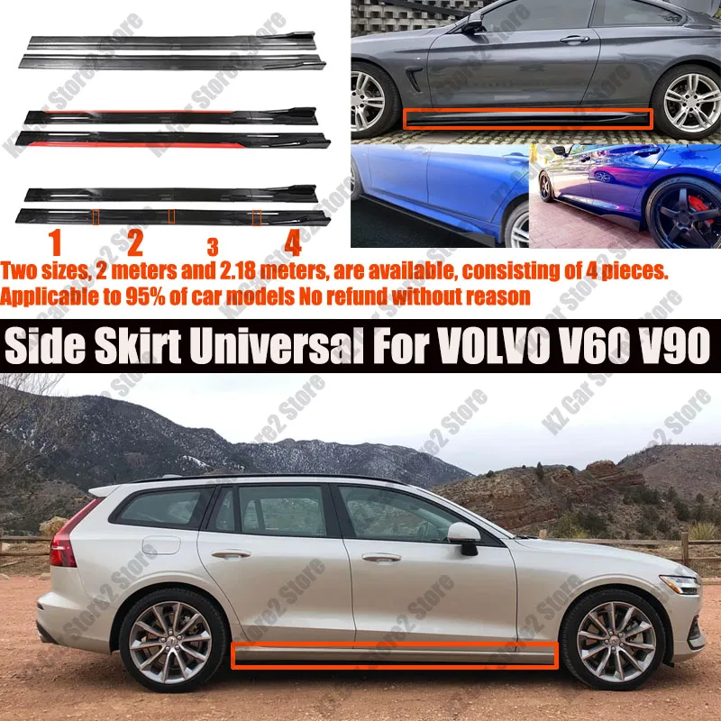 FOR VOLVO V60 V90 2M Car Side Skirt Extension Plate Lip Separator Bumper 2.18M Racing Side Spoiler Universal Car Side
FOR VOLVO V60 V90 2M Car Side Skirt Extension Plate Lip Separator Bumper 2.18M Racing Side Spoiler Universal Car Side
