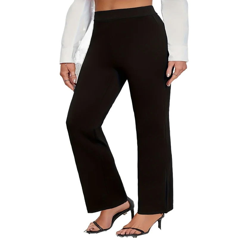 2026 Women Plus Size Regular Waist Stylish Slim Straight Trousers
2026 Women Plus Size Regular Waist Stylish Slim Straight Trousers