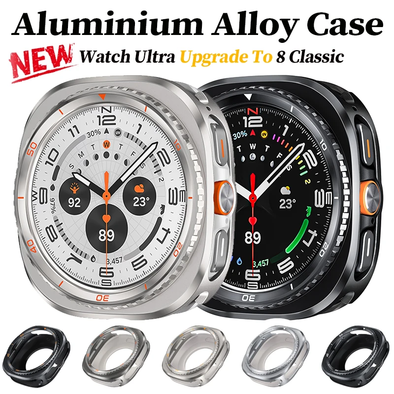 Alloy Protective Case for Samsung Galaxy Watch Ultra 2025 47mm Cover for Galaxy Ultra Upgrade To 8Classic Appearance Accessories
Alloy Protective Case for Samsung Galaxy Watch Ultra 2025 47mm Cover for Galaxy Ultra Upgrade To 8Classic Appearance Accessories