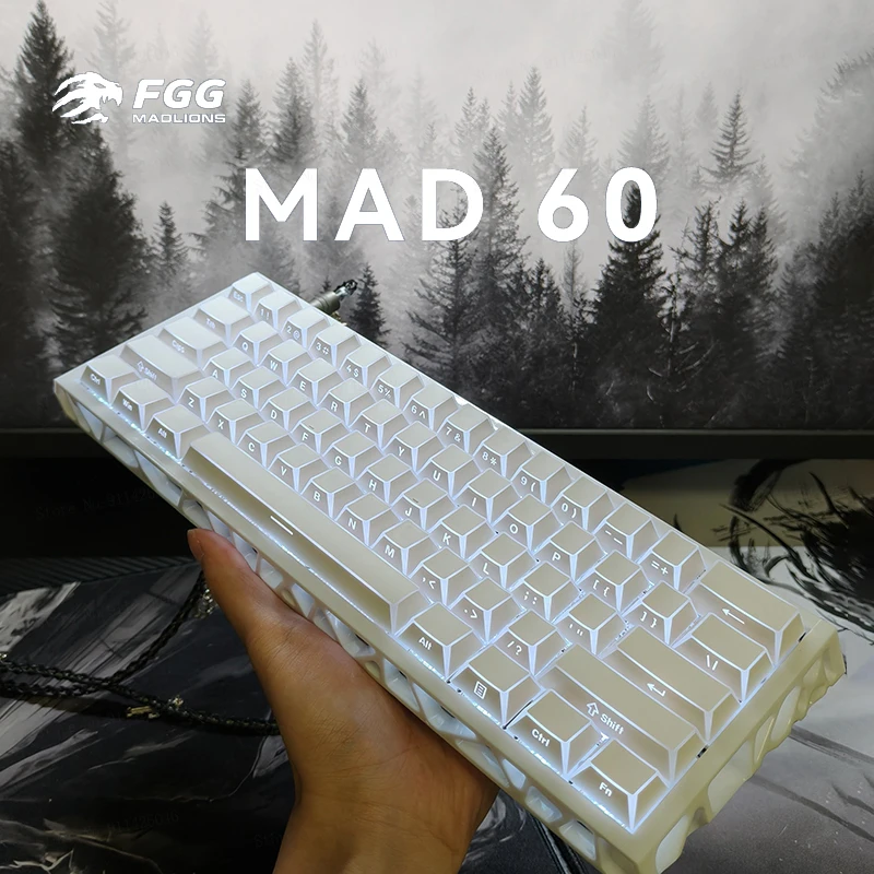 Mad60/68 He Gaming Magnetic Switch Keyboard 61/68 Key Low Latency Full Key Hot Swap Boy Gaming Keyboard Christmas Gift
Mad60/68 He Gaming Magnetic Switch Keyboard 61/68 Key Low Latency Full Key Hot Swap Boy Gaming Keyboard Christmas Gift
