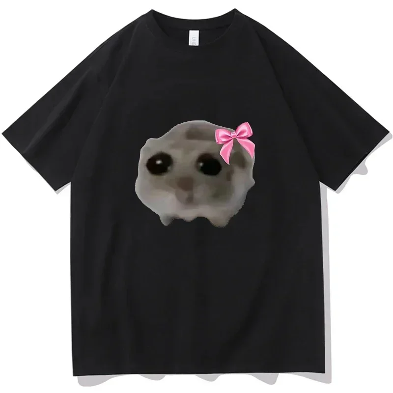 Футболка Sad Hamster женская летняя хлопковая футболка с круглым вырезом мужская мода с коротким рукавом унисекс футболки одежда Harajuku уличная одежда топы
Футболка Sad Hamster женская летняя хлопковая футболка с круглым вырезом мужская мода с коротким рукавом унисекс футболки одежда Harajuku уличная одежда топы