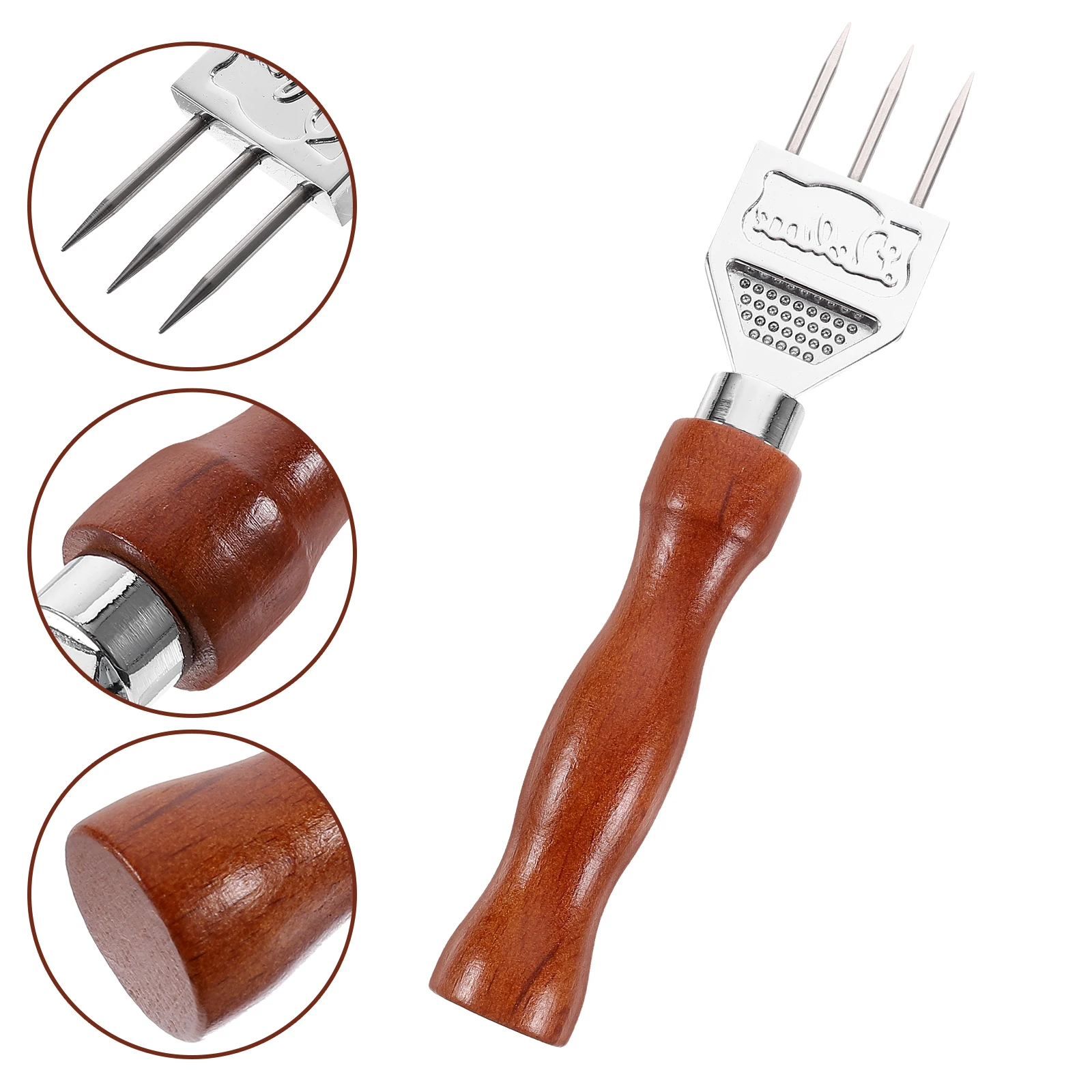 Stainless Steel Single Prong Tool Breaking Chilling Drinks Wood Handle Non Rolling Ice Crusher Bar
Stainless Steel Single Prong Tool Breaking Chilling Drinks Wood Handle Non Rolling Ice Crusher Bar