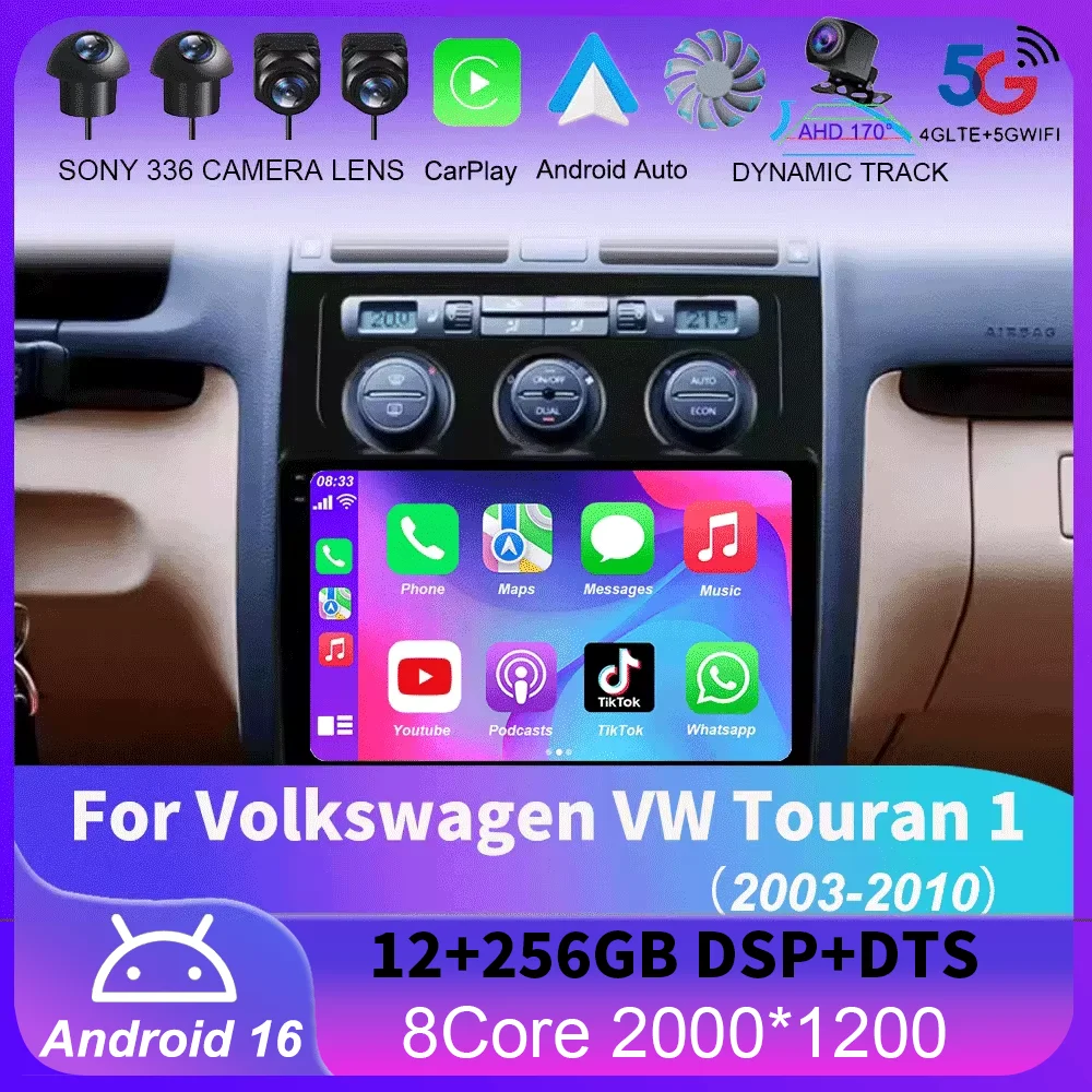 Android 16 Car Radio For untuk Volkswagen VW Touran 1 2003 2004 2005 - 2010 Pemutar Myvi Navigation GPS Multimedia Player Stereo
Android 16 Car Radio For untuk Volkswagen VW Touran 1 2003 2004 2005 - 2010 Pemutar Myvi Navigation GPS Multimedia Player Stereo