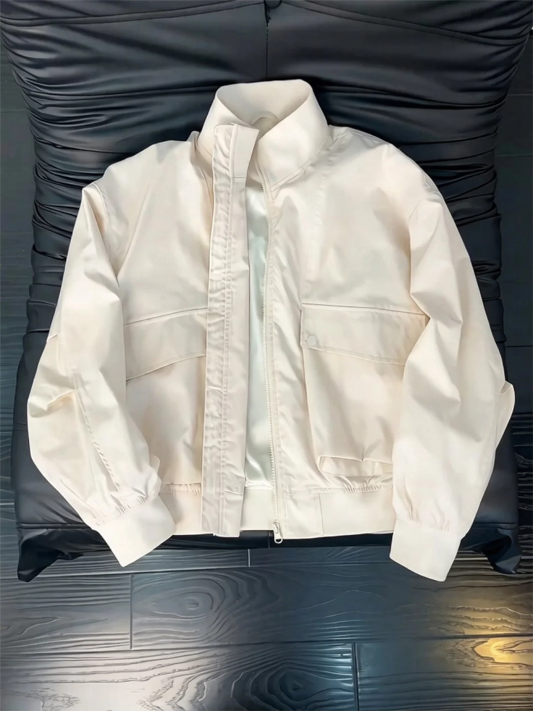 American Sle Workwear Jaet Men's Spring High-End ape ort Baseball Vest Flight Jaet Large ket Stand Collar
American Sle Workwear Jaet Men's Spring High-End ape ort Baseball Vest Flight Jaet Large ket Stand Collar