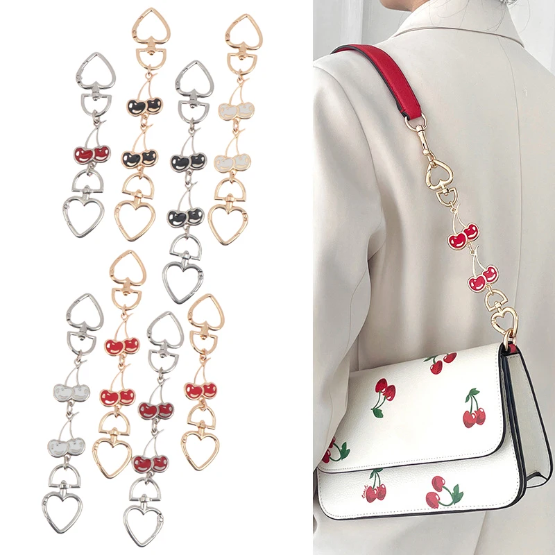 Elegant Enamel Cherry Chain Crossbody Shoulder Bag Extended Chain Bag Strap Decoration DIY Replacement Strap Accessories
Elegant Enamel Cherry Chain Crossbody Shoulder Bag Extended Chain Bag Strap Decoration DIY Replacement Strap Accessories