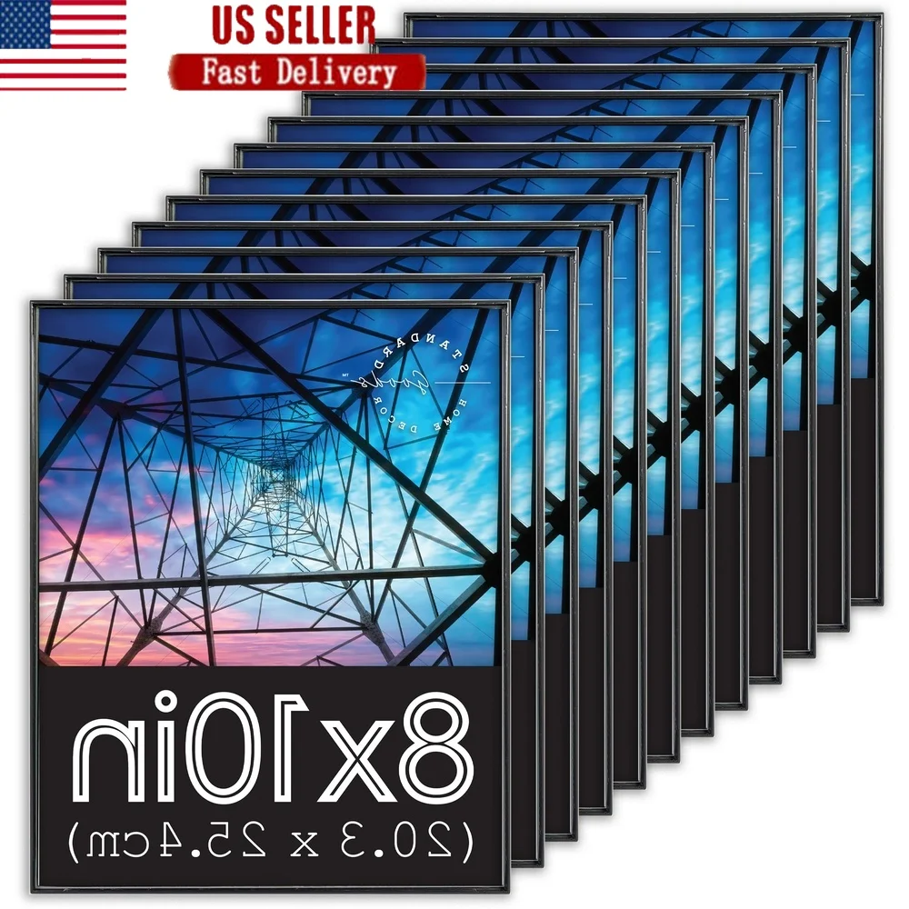 8x10 Inch Frame Set 12 Pack Durable Polystyrene Photo Display Adjustable Easel Wall Table Use Easy Clean
8x10 Inch Frame Set 12 Pack Durable Polystyrene Photo Display Adjustable Easel Wall Table Use Easy Clean