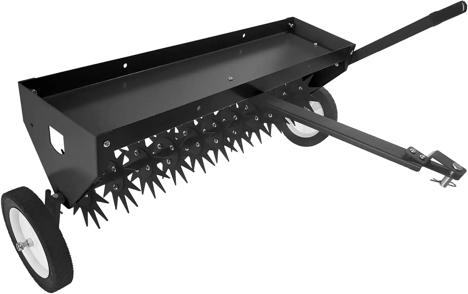 TROPOW 40-Inch Lawn Aerator Tow Behind, Heavy Duty Tow Behind Aerator Lawn Tool for Tractor, with Universal Hitch, Adjustable Ha
TROPOW 40-Inch Lawn Aerator Tow Behind, Heavy Duty Tow Behind Aerator Lawn Tool for Tractor, with Universal Hitch, Adjustable Ha