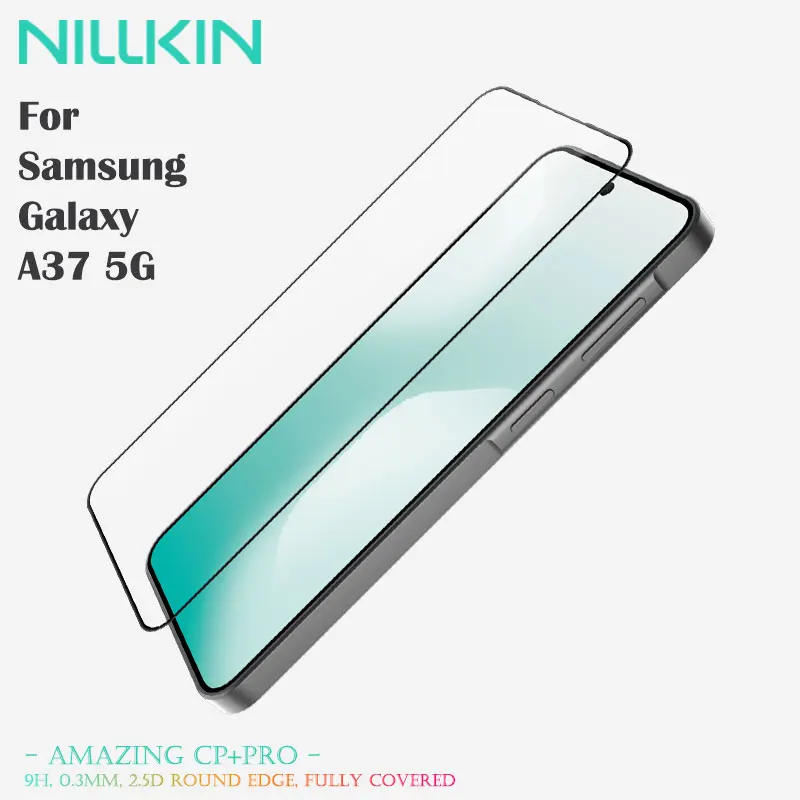 NILLKIN Full Glue 9H Anti-Explosion Glass for Samsung Galaxy A37 5G, Anti-Scratch, 0.33mm Ultra-Thin Case Friendly Tempered Film
NILLKIN Full Glue 9H Anti-Explosion Glass for Samsung Galaxy A37 5G, Anti-Scratch, 0.33mm Ultra-Thin Case Friendly Tempered Film