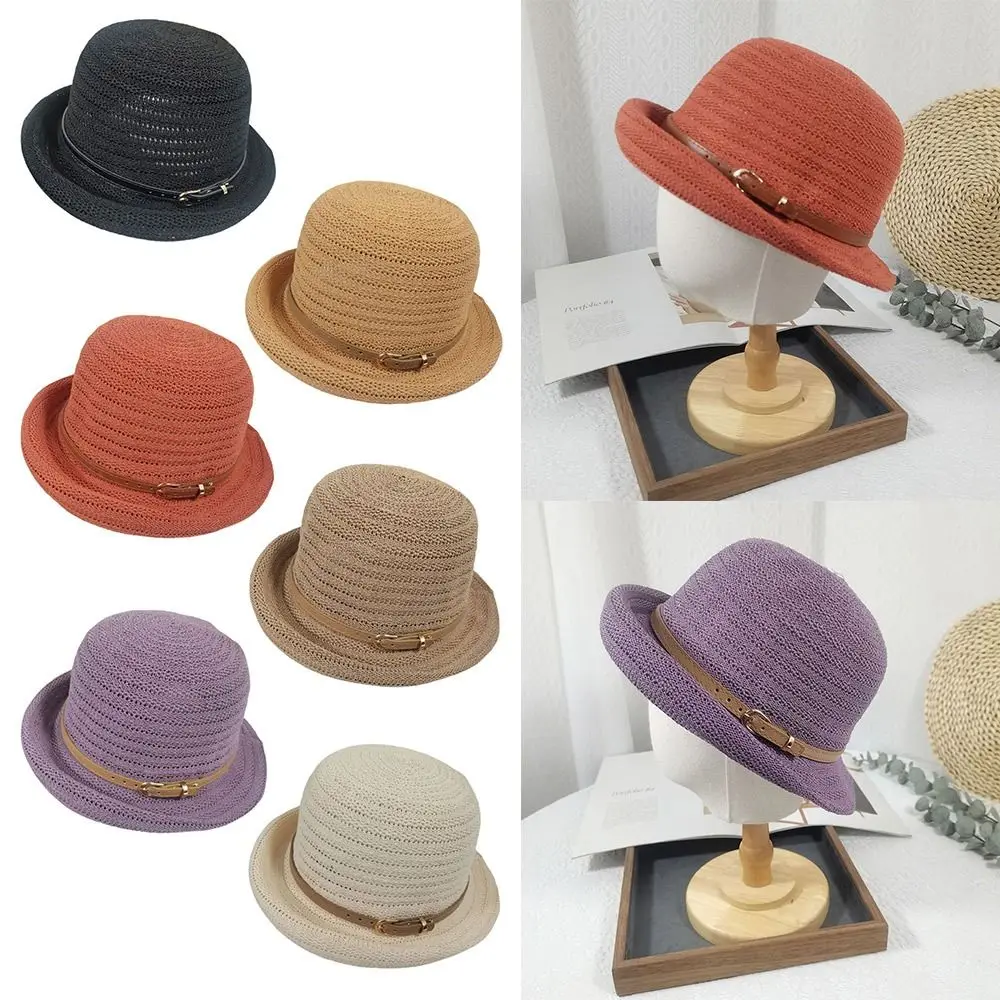 Creative Multicolor Straw Hat UV Protection Elegant Belt Buckle Basin Hat Breathable Edge Curl Sunscreen Fisherman Hat Vocation
Creative Multicolor Straw Hat UV Protection Elegant Belt Buckle Basin Hat Breathable Edge Curl Sunscreen Fisherman Hat Vocation