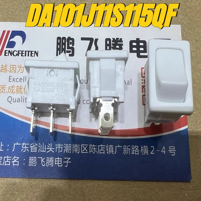 (New)1pcs/lot 100% original genuine:DA101J11S115QF small boat type switch 3-pin 2-gear 10A rocker power button 15 * 21
(New)1pcs/lot 100% original genuine:DA101J11S115QF small boat type switch 3-pin 2-gear 10A rocker power button 15 * 21