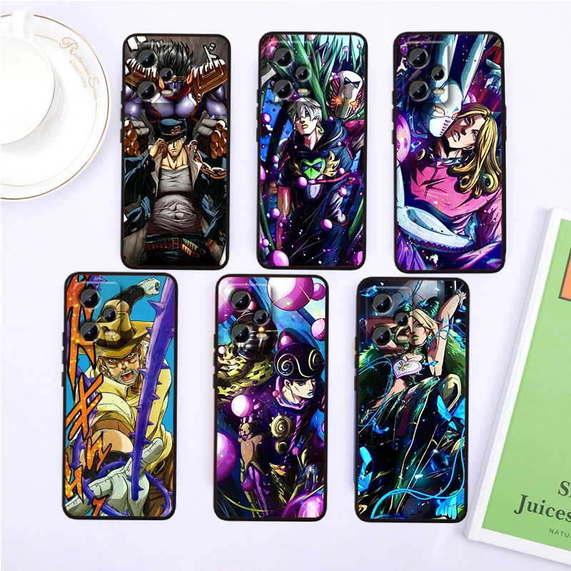 Cool Cute J-JoJos Bizarre Adventure For Xiaomi Redmi Note 13 12R 12 12S Turbo 11 11T 11S 10 10S Pro Plus 5G Black Back
Cool Cute J-JoJos Bizarre Adventure For Xiaomi Redmi Note 13 12R 12 12S Turbo 11 11T 11S 10 10S Pro Plus 5G Black Back