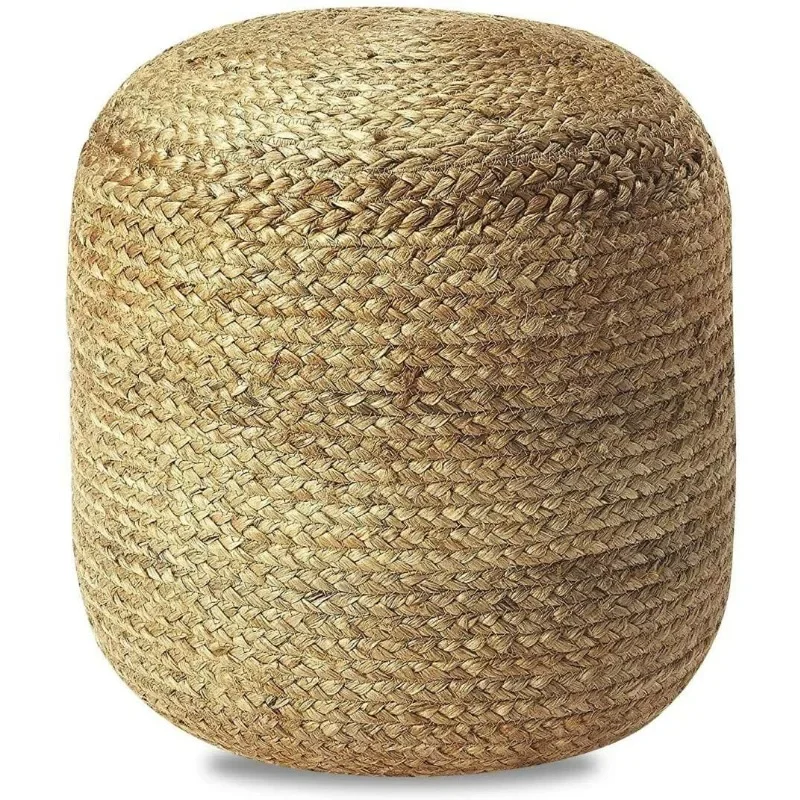 Jute Pouf Ottoman Hand Woven Home Décor Braided Beige Round Floor Cushions Cover
Jute Pouf Ottoman Hand Woven Home Décor Braided Beige Round Floor Cushions Cover