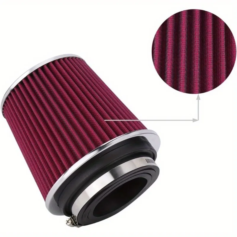 High Flow Universal Air Filter for Cars and Motorcycles - Rectangular, Easy Clip-On Design, Washable, Durable Material
High Flow Universal Air Filter for Cars and Motorcycles - Rectangular, Easy Clip-On Design, Washable, Durable Material