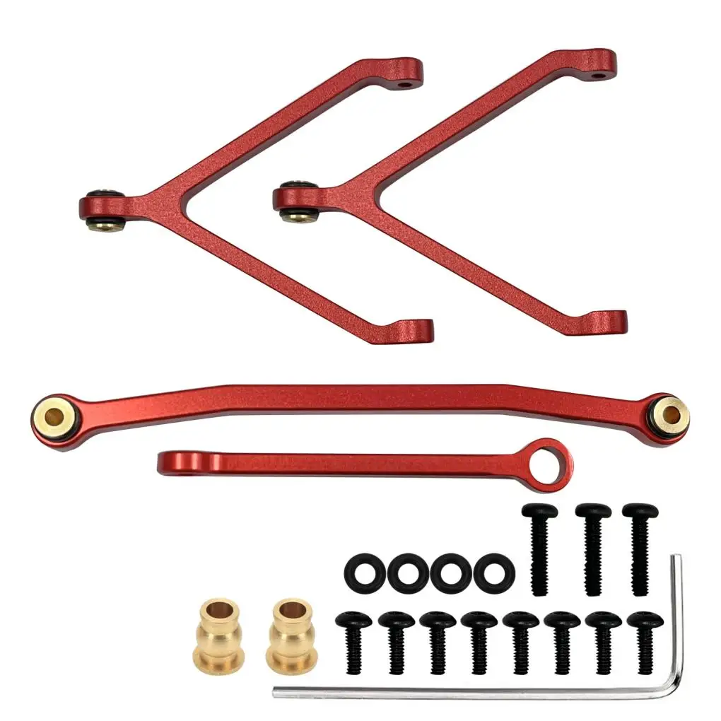 4pcs 1/24 Steering Link Rod RC Upgrade Part Aluminum Alloy Stronger Steering Linkage Tie Rod For FMS FCX24 RC Car Part
4pcs 1/24 Steering Link Rod RC Upgrade Part Aluminum Alloy Stronger Steering Linkage Tie Rod For FMS FCX24 RC Car Part