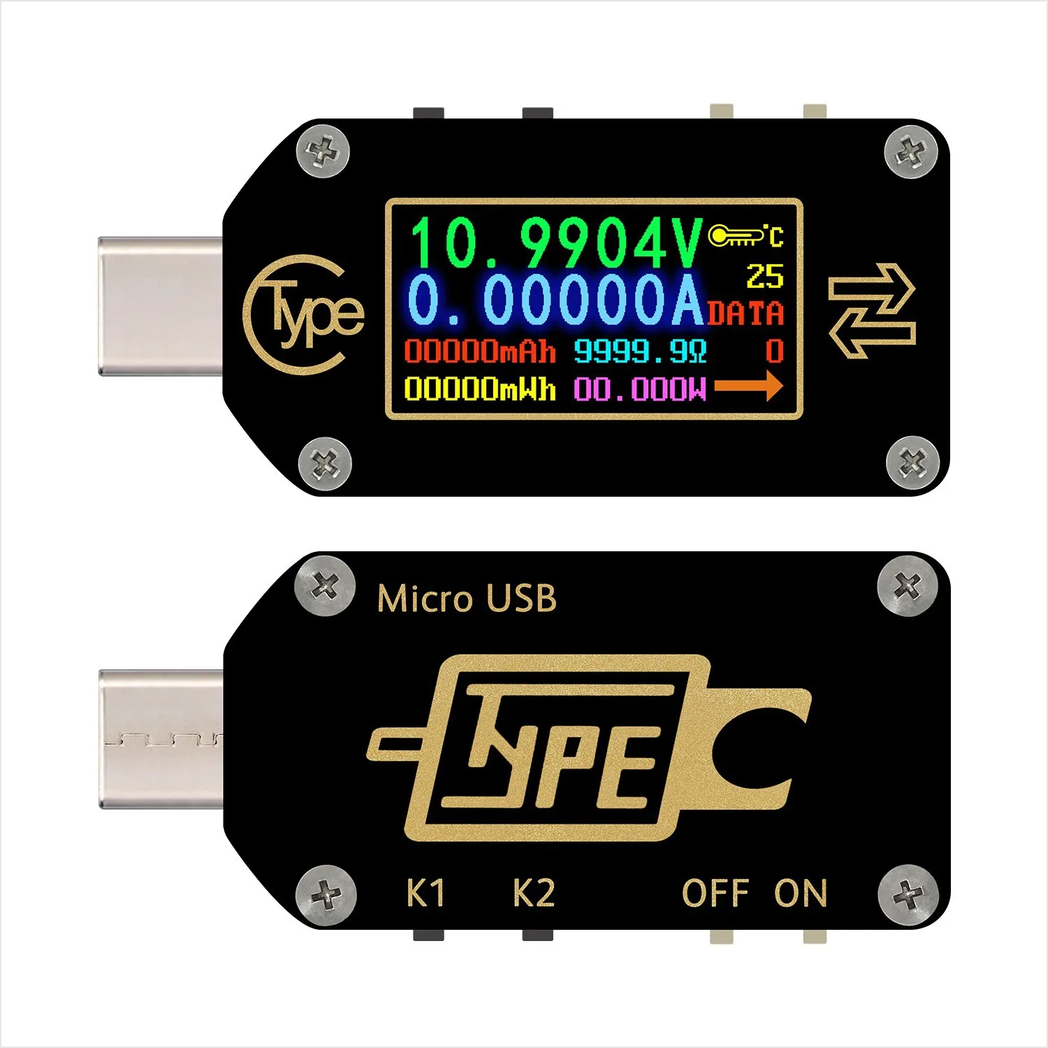 TC66/TC66C Fast charging charging head data cable usb tester PD protocol tester decoy TypeC ammeter
TC66/TC66C Fast charging charging head data cable usb tester PD protocol tester decoy TypeC ammeter