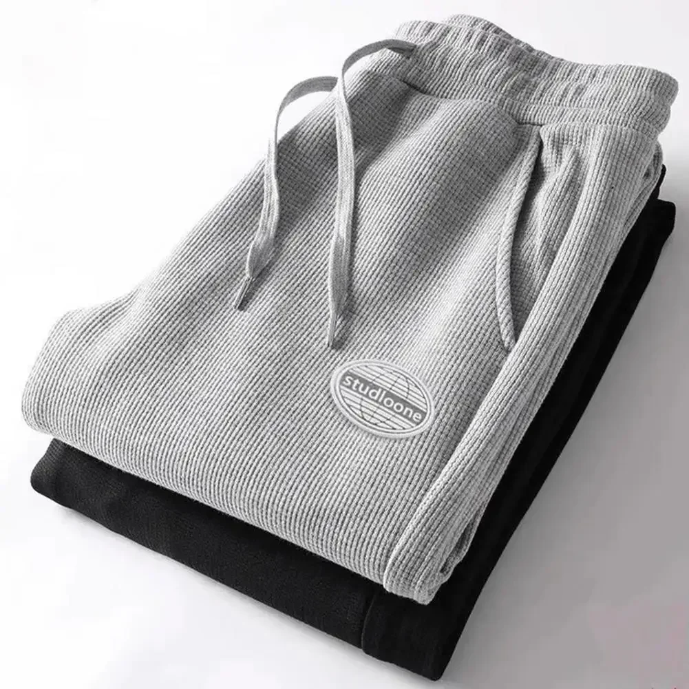 Pop Adjustable Waistline Pants Men's Spring/fall Street Style Sport Trousers With Side Pockets Drawstring Elastic Waist Ankle-ba
Pop Adjustable Waistline Pants Men's Spring/fall Street Style Sport Trousers With Side Pockets Drawstring Elastic Waist Ankle-ba