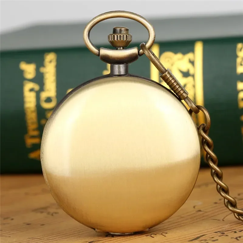 Bronze Smooth Case Men Women Bronze Analog Quartz Pocket Watch Fob Pendant Chain Arabic Number Display Timepiece Gift reloj
Bronze Smooth Case Men Women Bronze Analog Quartz Pocket Watch Fob Pendant Chain Arabic Number Display Timepiece Gift reloj