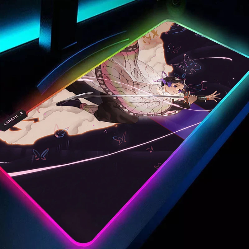 RGB LED Mousepad D-demon Slayer Kochou Shinobu PC Accessories Gaming Mouse Pad Keyboard Pad Large Desk Mat Rubber Extended Pad
RGB LED Mousepad D-demon Slayer Kochou Shinobu PC Accessories Gaming Mouse Pad Keyboard Pad Large Desk Mat Rubber Extended Pad