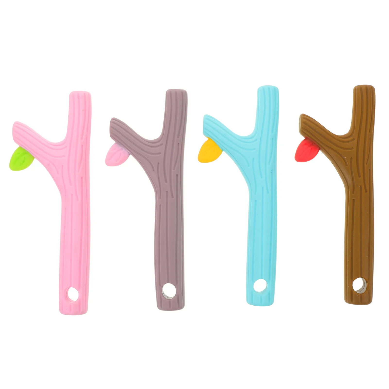 4Pcs Baby Teething Sticks Silicone Hollow Branch Design Soft Chewable Sensory Teether for Infants Toddlers
4Pcs Baby Teething Sticks Silicone Hollow Branch Design Soft Chewable Sensory Teether for Infants Toddlers
