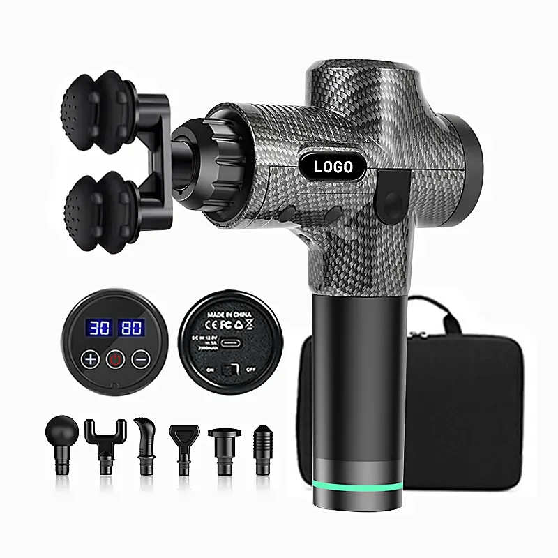 Wholesale Portable Electric Fascia Gun Full Body Relief Deep Tissue Percussion Muscle Massager for Body Massage
Wholesale Portable Electric Fascia Gun Full Body Relief Deep Tissue Percussion Muscle Massager for Body Massage