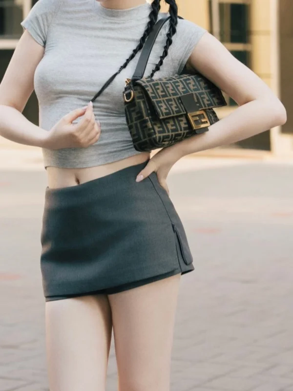 Gray Side Zipper Suit Short Skirt Women's Spring New Style Hot Girl High Waist Slimming Versatile Skirt Pants A-Line Bodycon ...
Gray Side Zipper Suit Short Skirt Women's Spring New Style Hot Girl High Waist Slimming Versatile Skirt Pants A-Line Bodycon ...
