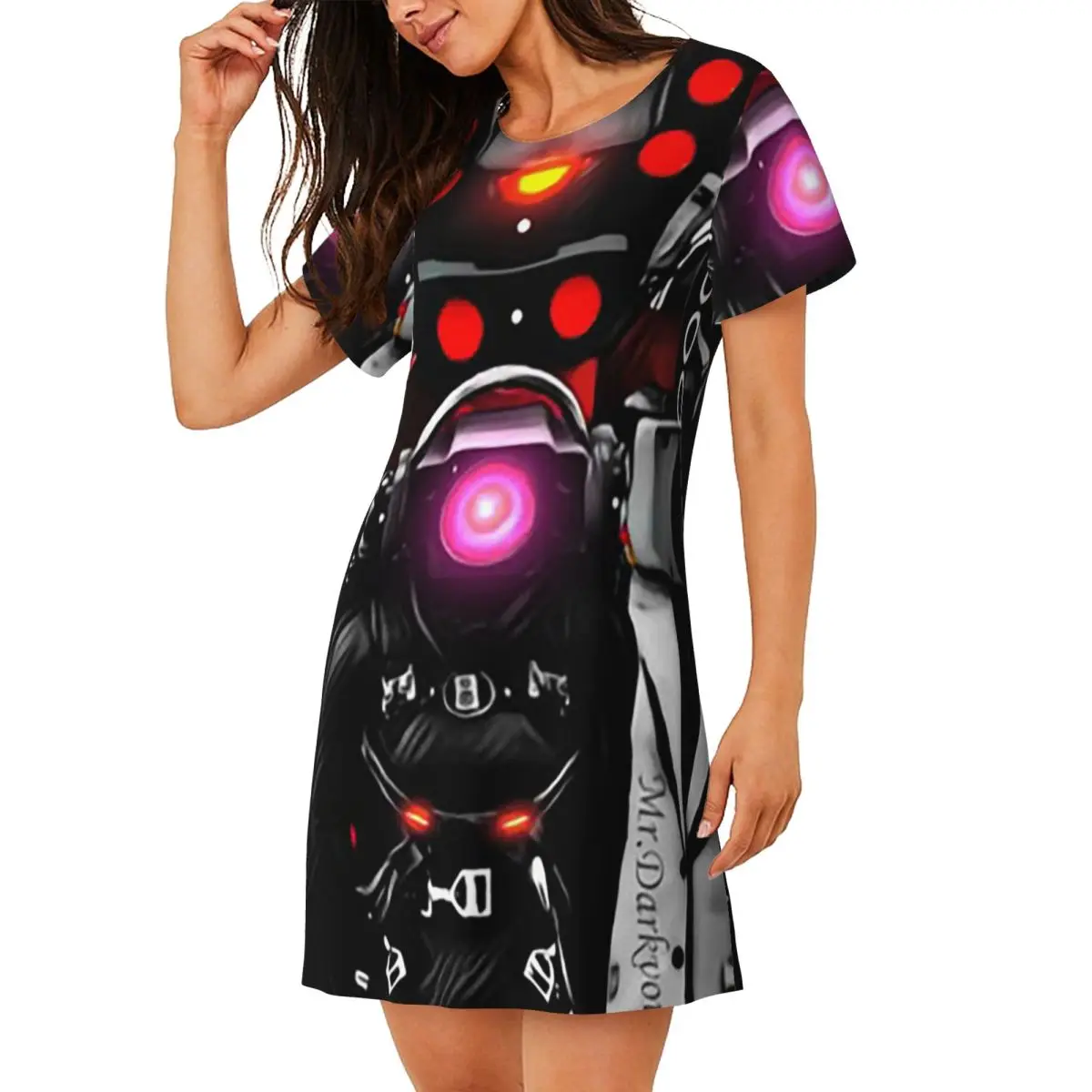 Custom Game Titan Speakerman Skibidi Toilet Short Sleeves Nightdress For Sleeping Women Short Sleeve Nightgowns Pajama Dress
Custom Game Titan Speakerman Skibidi Toilet Short Sleeves Nightdress For Sleeping Women Short Sleeve Nightgowns Pajama Dress