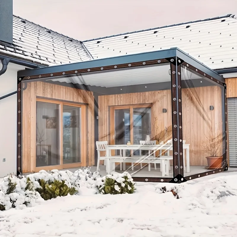 Настраиваемый водонепроницаемый брезент из ПВХ с отверстиями для сада, балкона, теплицы
Настраиваемый водонепроницаемый брезент из ПВХ с отверстиями для сада, балкона, теплицы