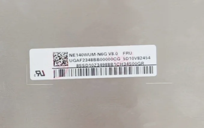 NE140WUM-N6G V8.0 14.0'' Laptop LCD Screen Display Panel Matrix 1920*1200 EDP 30 Pins
NE140WUM-N6G V8.0 14.0'' Laptop LCD Screen Display Panel Matrix 1920*1200 EDP 30 Pins