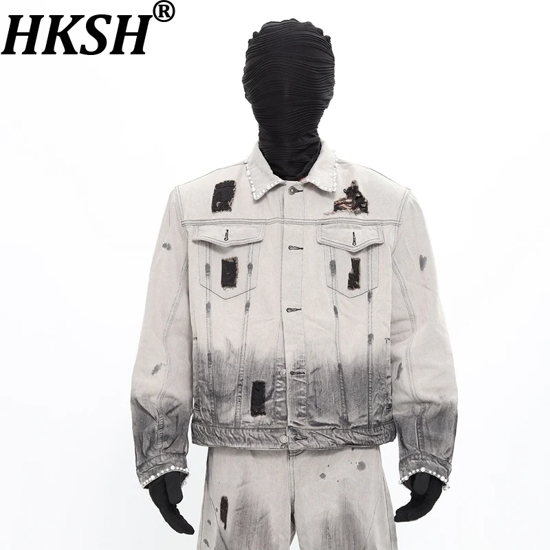 HKSH Modern Niche Washed Vintage Gradient Denim Coats Men Tide Spring Autumn Winter New Loose Chic Ins Y2K Retro Jackets HK10646
HKSH Modern Niche Washed Vintage Gradient Denim Coats Men Tide Spring Autumn Winter New Loose Chic Ins Y2K Retro Jackets HK10646