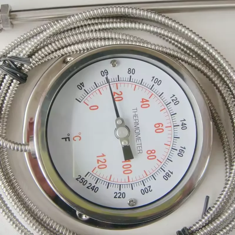 Провода 100C, 3 м, зонд G1/2, 10*150 мм, измеритель температуры типа давления нержавеющей стали
Провода 100C, 3 м, зонд G1/2, 10*150 мм, измеритель температуры типа давления нержавеющей стали