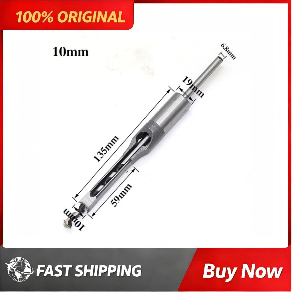 Woodworking Square Mortise Drill Bit 10mm Square Hole Core Salad Drill Sharp Anti Rust Boring Bit Labor Saving Hand Tool
Woodworking Square Mortise Drill Bit 10mm Square Hole Core Salad Drill Sharp Anti Rust Boring Bit Labor Saving Hand Tool