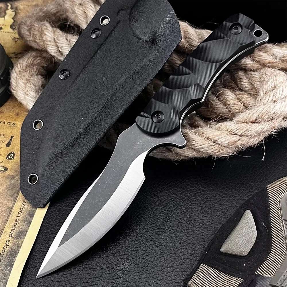 NEW Tactical Fixed Blade Knife High Hardness 8Cr13mov Steel G10 Handle Outdoor Bushcraft Camping Hunting EDC Survival Knives
NEW Tactical Fixed Blade Knife High Hardness 8Cr13mov Steel G10 Handle Outdoor Bushcraft Camping Hunting EDC Survival Knives