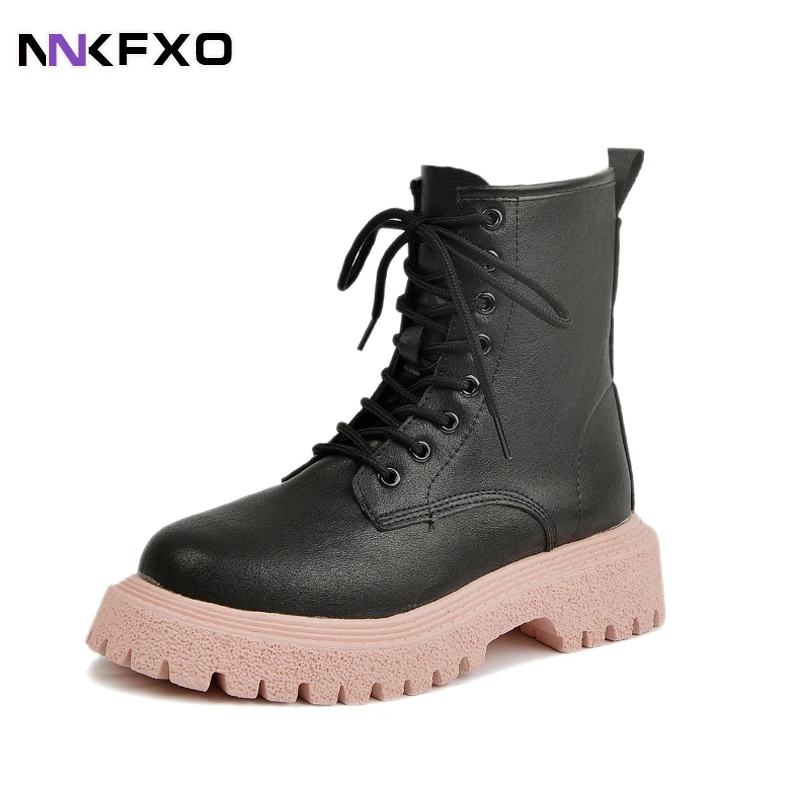 2023 Women's Fashion Versatile Ankel Boots Autumn Winter Short Boots Female Round Toe Lace Up Flat Boots PU Leather Boots QB233
2023 Women's Fashion Versatile Ankel Boots Autumn Winter Short Boots Female Round Toe Lace Up Flat Boots PU Leather Boots QB233