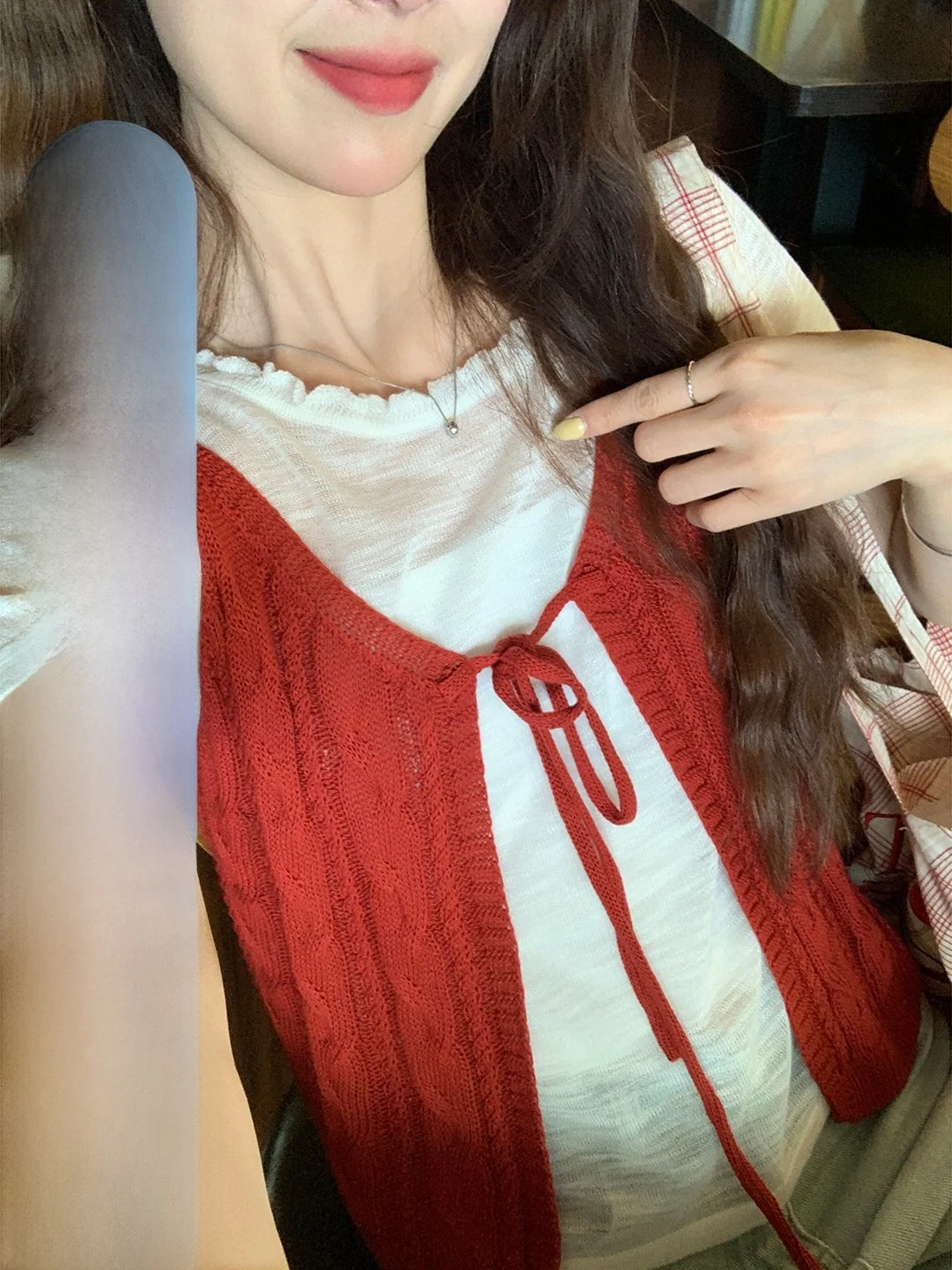Chic V-Neck Short Sleeve Vest Set Women's Casual Style Knot Design Two-Piece Knitted Sweater Soft Acrylic Blend Summer Top
Chic V-Neck Short Sleeve Vest Set Women's Casual Style Knot Design Two-Piece Knitted Sweater Soft Acrylic Blend Summer Top