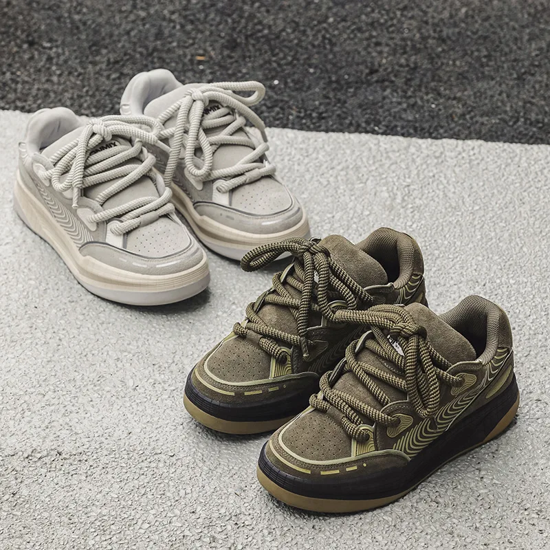 Fashion Woman Curb Sneakers Thick Soled Versatile Breathable Sport Shoes Chunky Trendy Dad Shoes Casual Men Footwear Anti-slip
Fashion Woman Curb Sneakers Thick Soled Versatile Breathable Sport Shoes Chunky Trendy Dad Shoes Casual Men Footwear Anti-slip