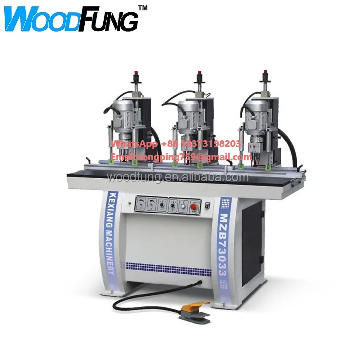 Woodworking Machinery Multifunctional Three Head Wood Boring Machine Wood Furniture Drilling Equipments MZ73033
Woodworking Machinery Multifunctional Three Head Wood Boring Machine Wood Furniture Drilling Equipments MZ73033