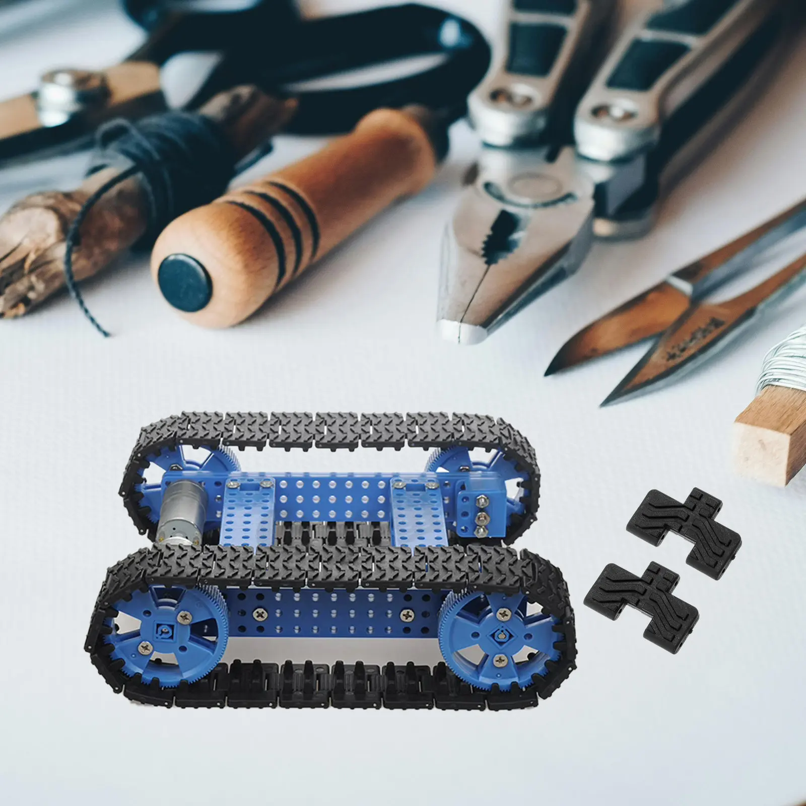 Набор для сборки моделей (10 шт.) совместим с радиоуправляемыми танками, миниатюрными военными машинами, соединяемыми колесными траками
Набор для сборки моделей (10 шт.) совместим с радиоуправляемыми танками, миниатюрными военными машинами, соединяемыми колесными траками