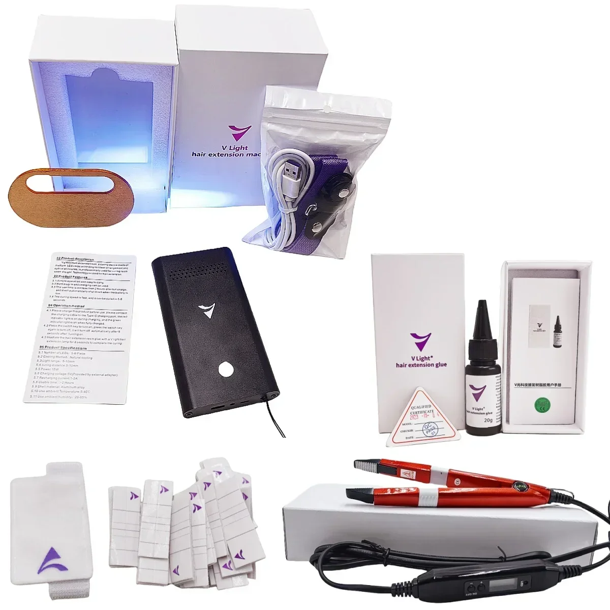Factory offer the recommended hair extension tools for ordering are v light hair extension machine
Factory offer the recommended hair extension tools for ordering are v light hair extension machine