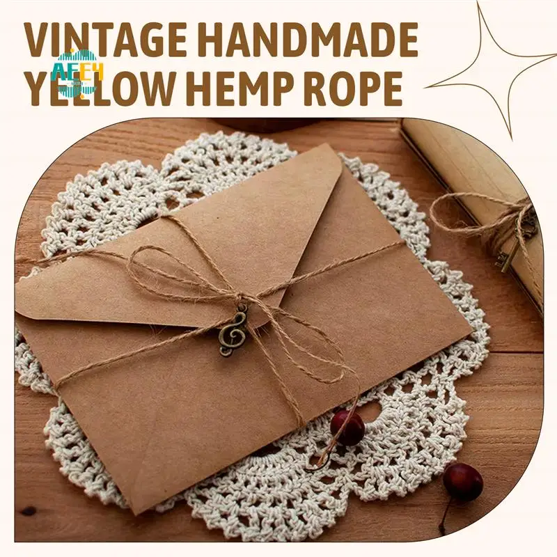 AEE4-200M/ Roll 2Mm Jute Twine Natural Thick Brown Twine For Home Gardening Plant Picture Hanger Industrial Packing String
AEE4-200M/ Roll 2Mm Jute Twine Natural Thick Brown Twine For Home Gardening Plant Picture Hanger Industrial Packing String