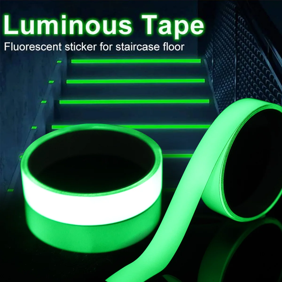 3M Luminous Fluorescent Night Self-adhesive Glow In The Dark Sticker Tape Safety Security Home Decoration Warning Adhesive Tape
3M Luminous Fluorescent Night Self-adhesive Glow In The Dark Sticker Tape Safety Security Home Decoration Warning Adhesive Tape