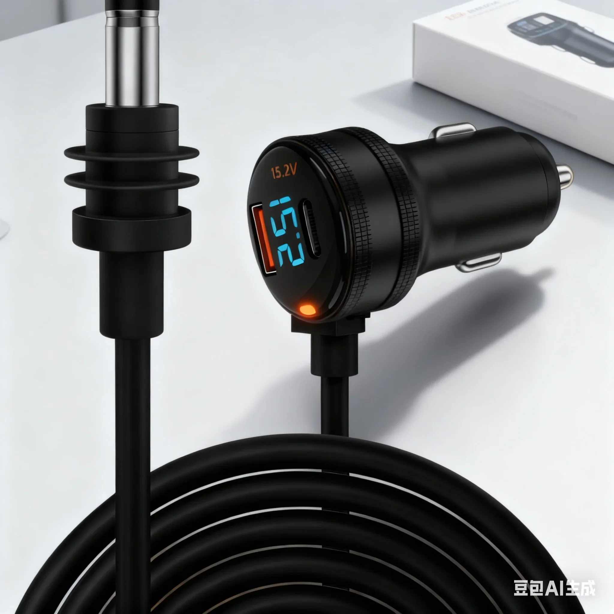 163W Power Cable For Starlink Mini High-Power USB-C&DC Adapter With Display Car Charging Power Cord For Starlink Mini Accessory
163W Power Cable For Starlink Mini High-Power USB-C&DC Adapter With Display Car Charging Power Cord For Starlink Mini Accessory